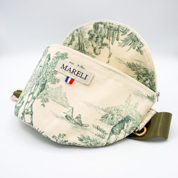 Sac Banane Le Saltésien Vert Campagne – Image 4
