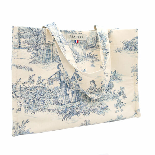 Cabas Le Saltésien Bleu Campagne